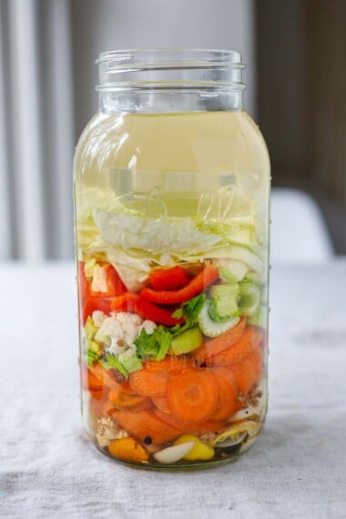 Rich in probiotics, the Gut Shot is a fermented vegetable drink that supports gut health by creating diversity in the microbiome-an easy step-by-step guide using veggies you already have with just 15 minutes of hands-on time.