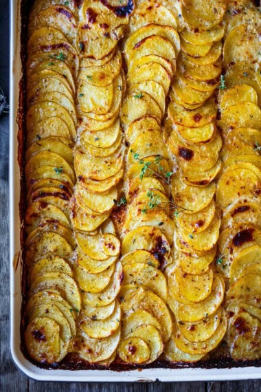 A collection of potato recipes for weeknights or the holiday tobale