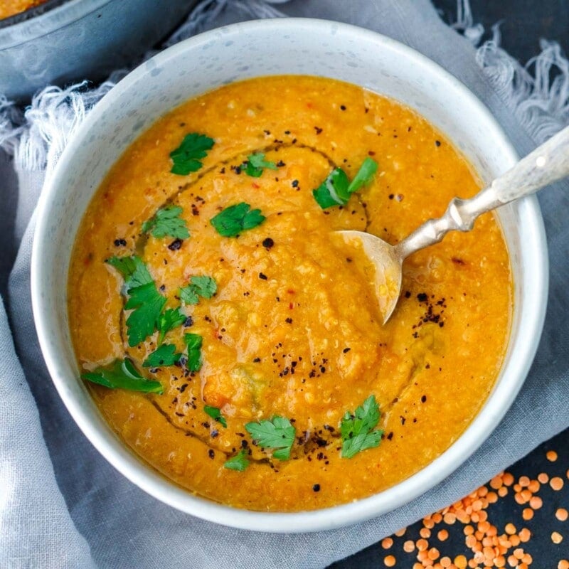 100 top vegan recipes: rd lentil soup