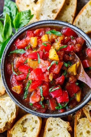 Are you looking for the perfect recipe for Tomato Bruschetta? Here are a few tips to elevate this classic summer appetizer!